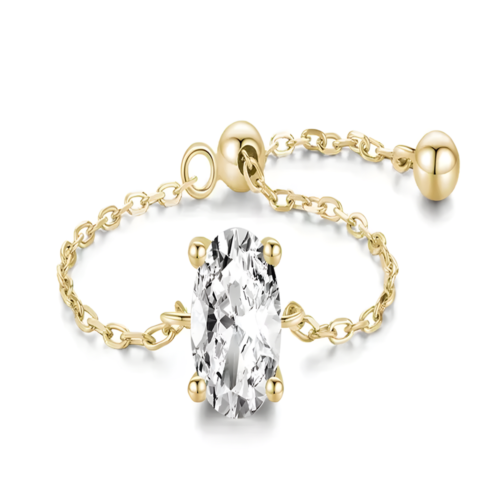 Bague ajustable self-love