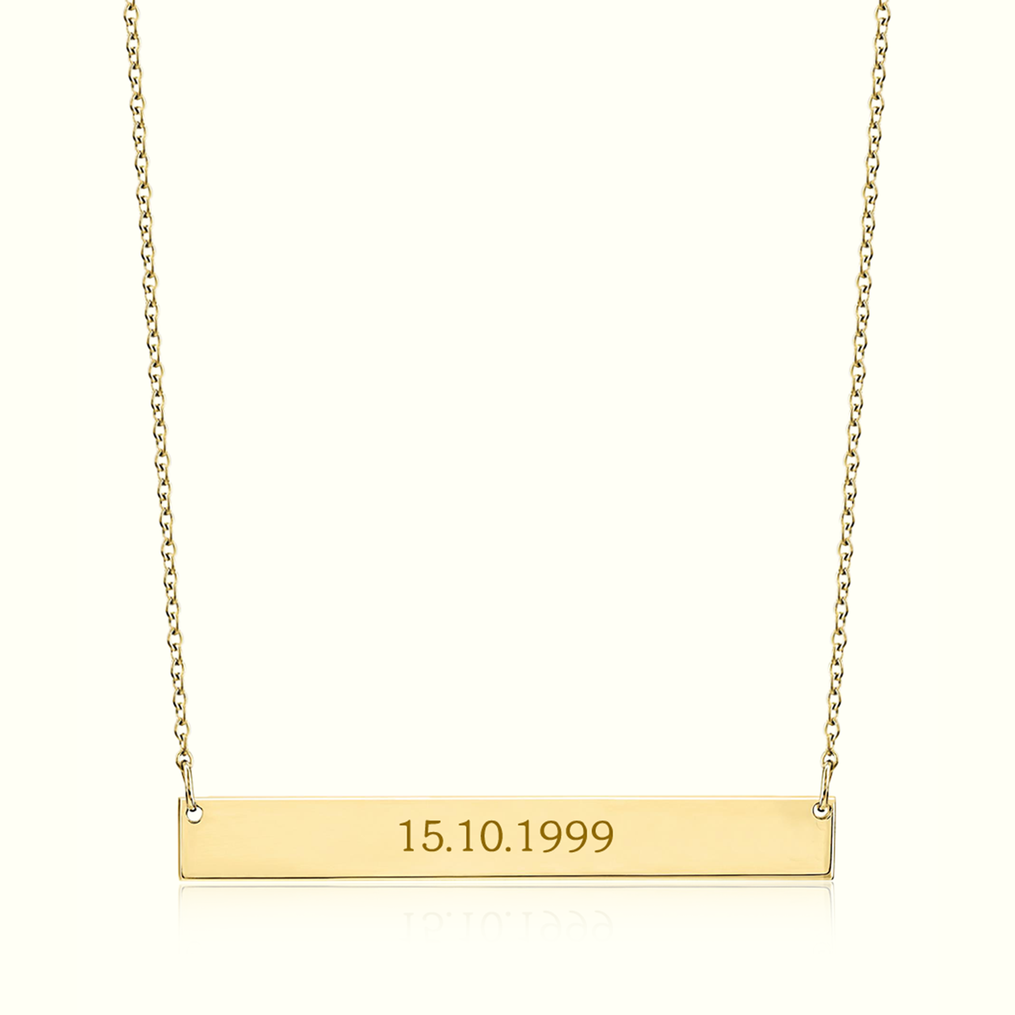 Collier Barre Personnalisable