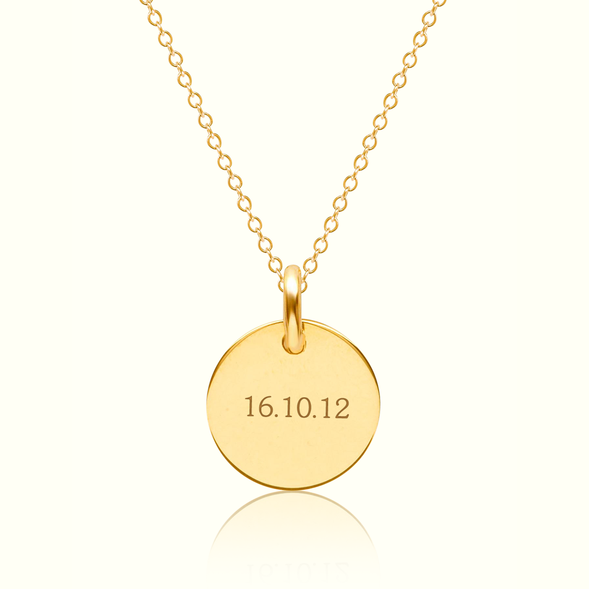 Collier Rond Personnalisable