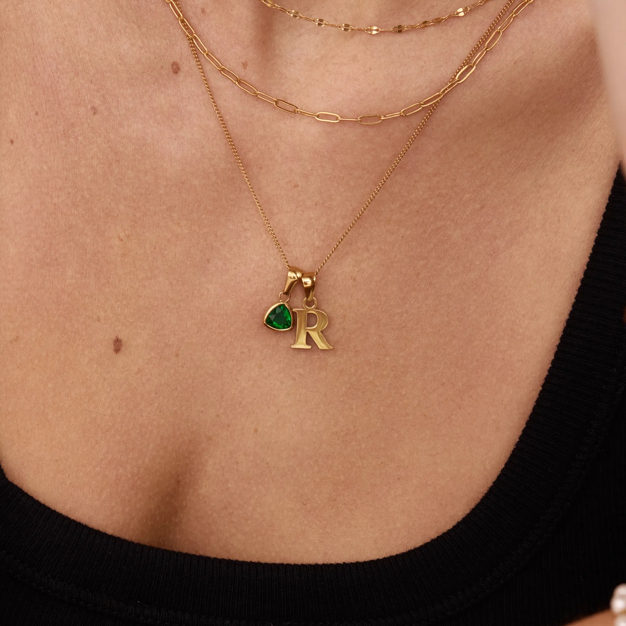 Collier Initiale & Naissance