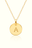 Petit Collier Rond Initiale