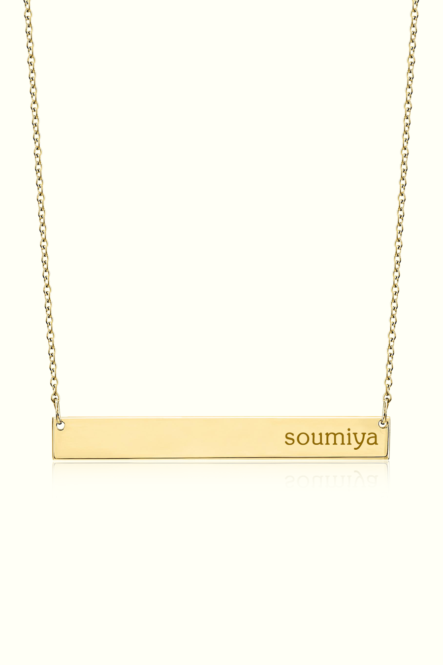 Collier Barre Personnalisable