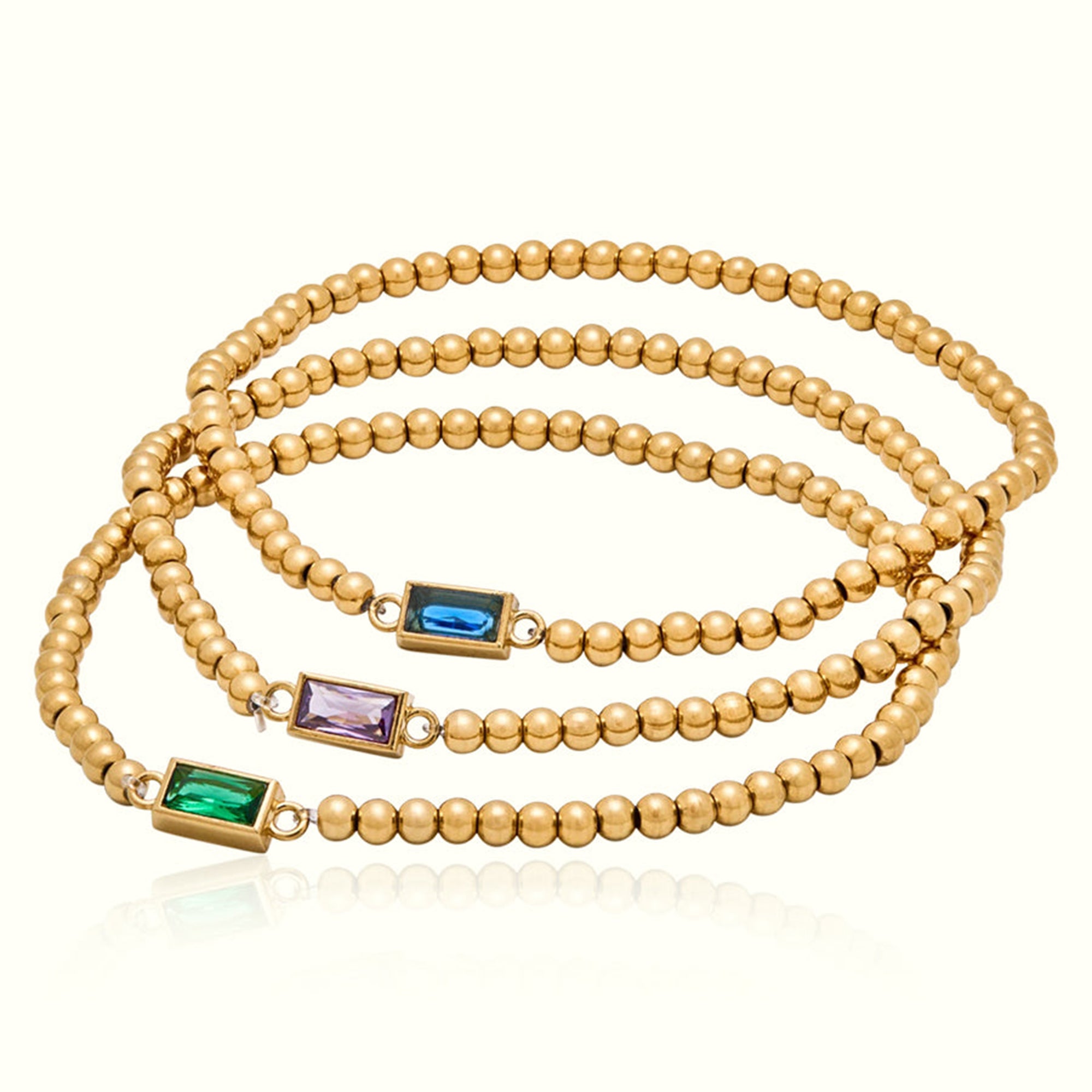 Bracelet Pierre de Naissance Doré