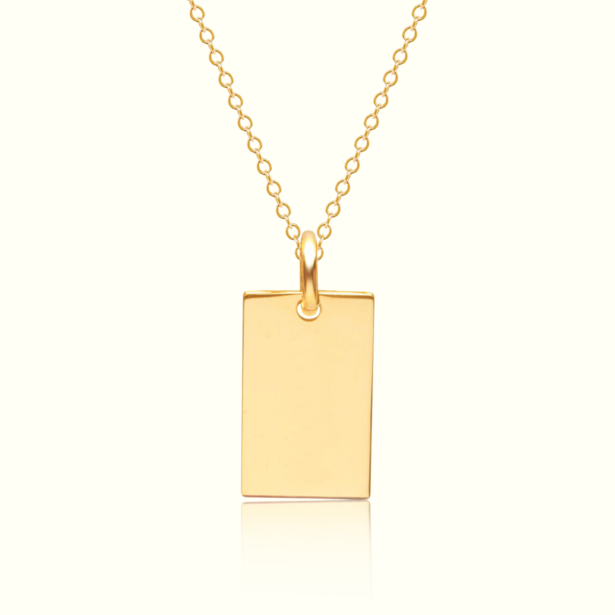 Collier Rectangle Personnalisable