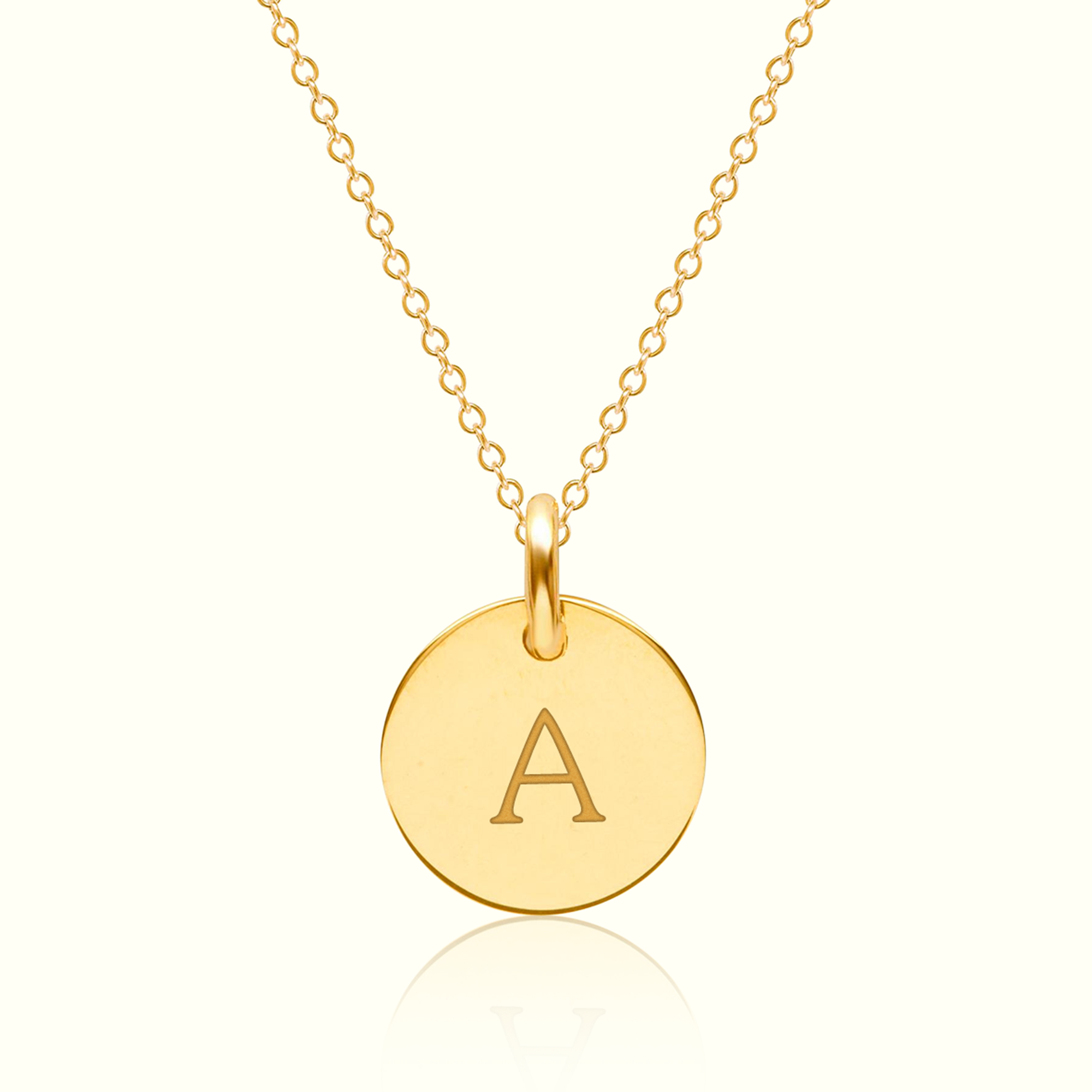 Petit Collier Rond Initiale