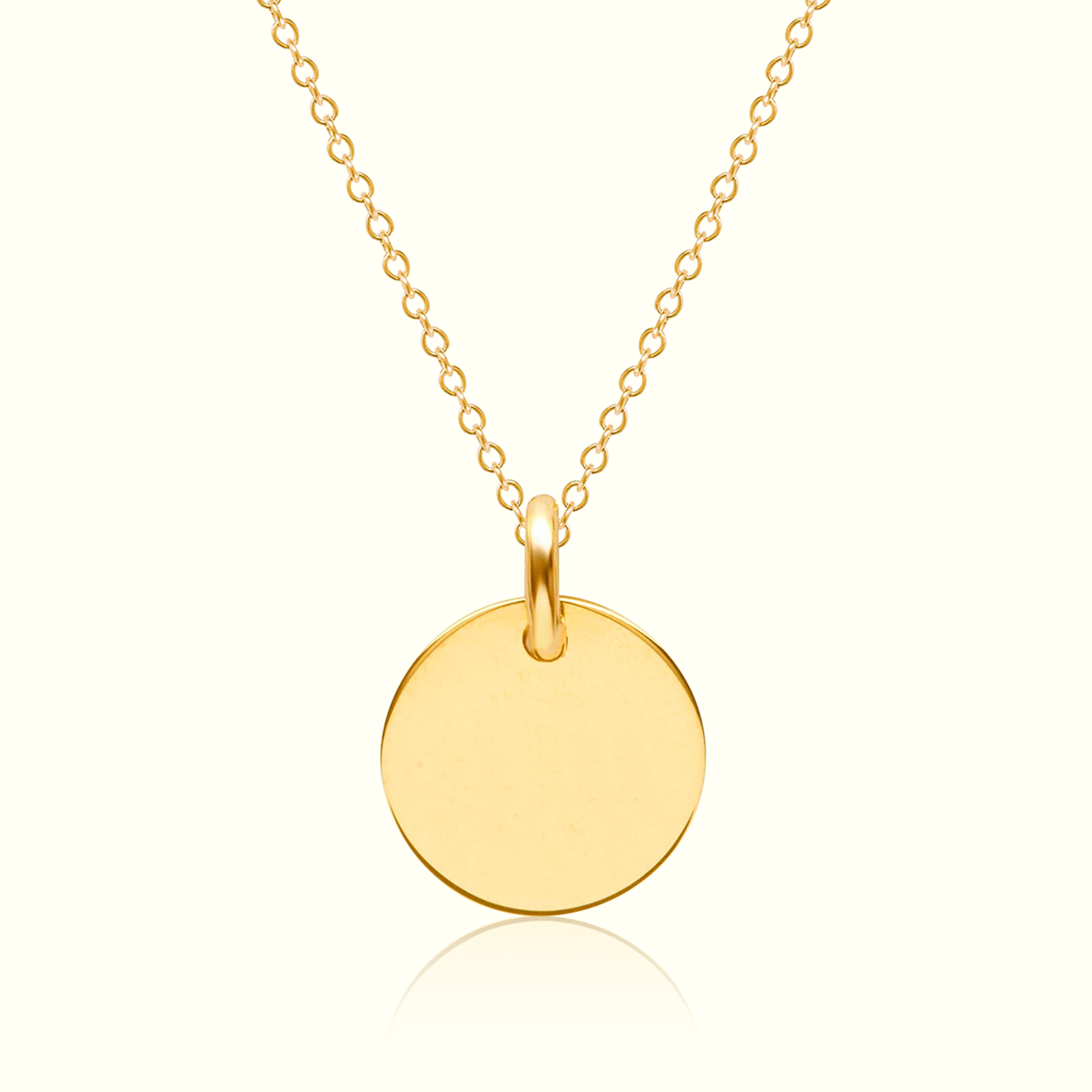 Petit Collier Rond Initiale