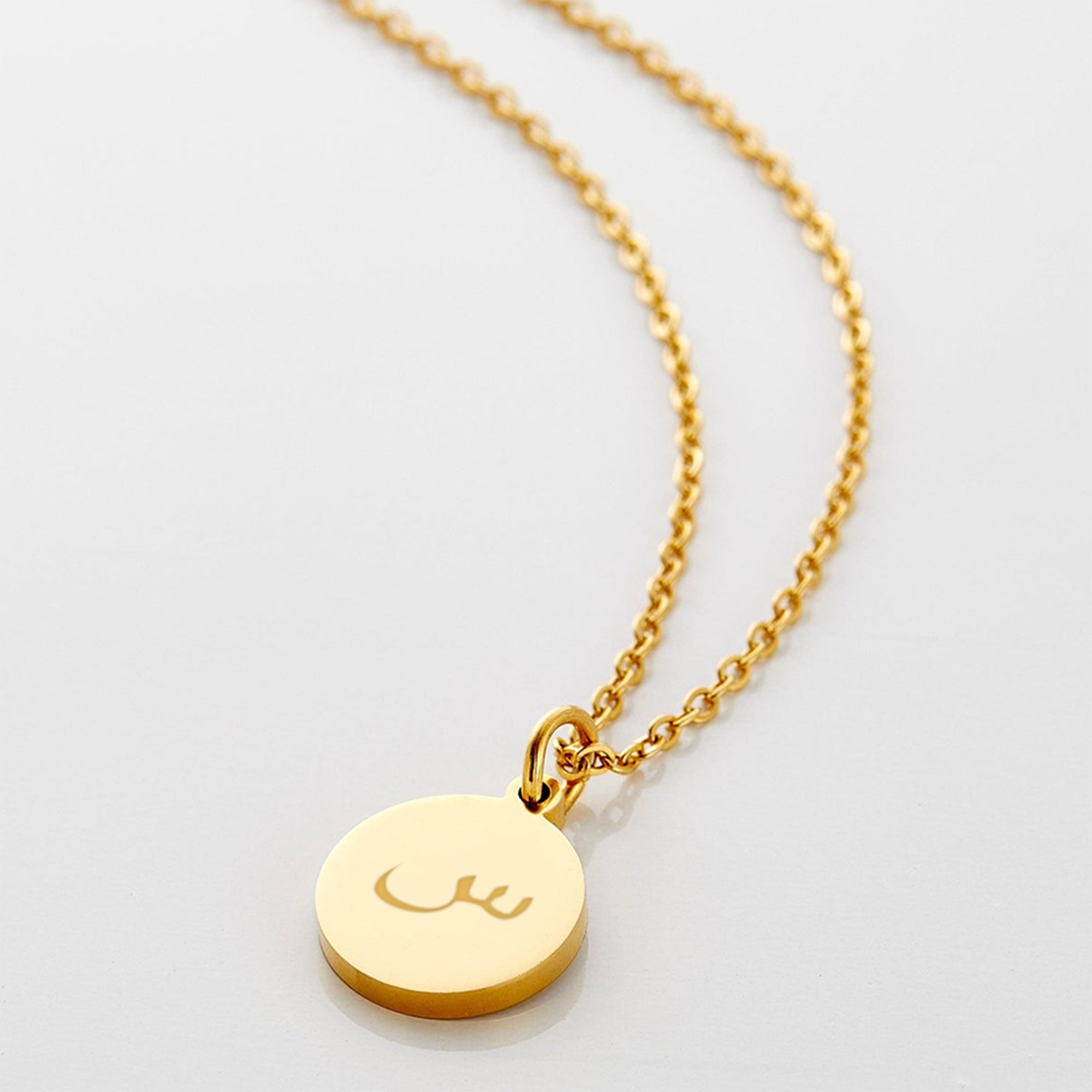 Petit Collier Rond Initiale