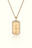 Collier Pavé Rectangulaire